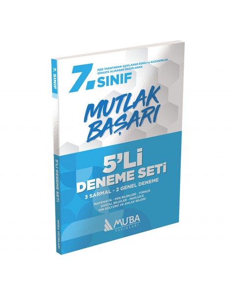 MB 7.Sınıf 5 li Deneme Seti Muba Yayınları