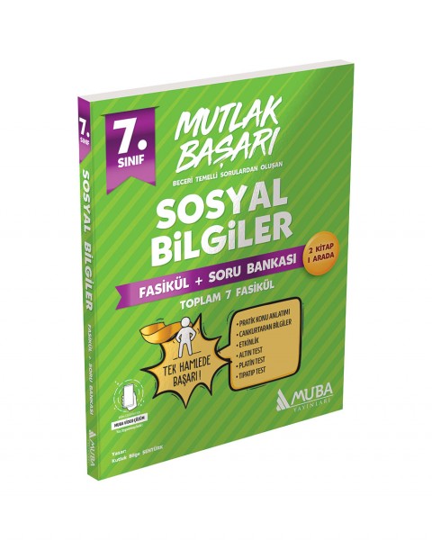 MB 7.Sınıf Sosyal Bilgiler Fasikül + Soru Bankası Muba Yayınları