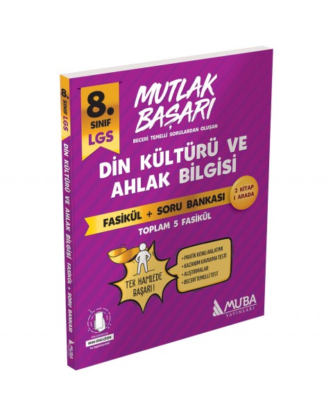 MB 8.Sınıf Din Kültürü Fasiküller+Soru Bankası Muba Yayınları