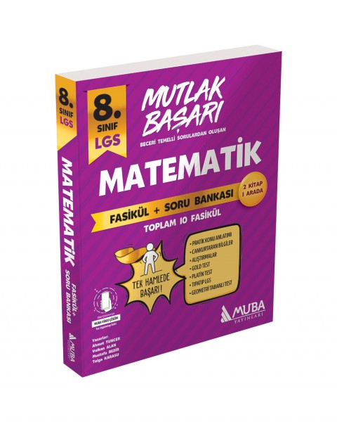 MB 8.Sınıf Matematik Fasikül+Soru Bankası Muba Yayınları
