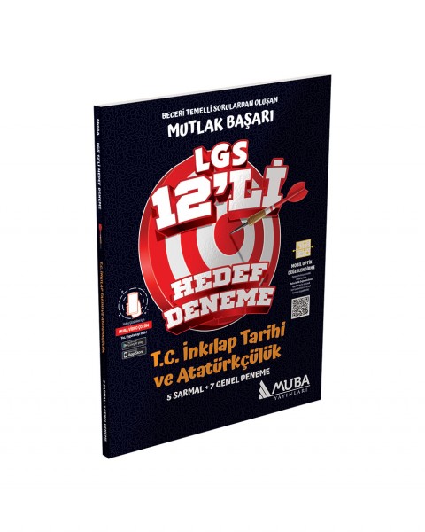MB 8.Sınıf T.C. İnkılap Tarihi ve Atatürkçülük 12 Li Hedef Deneme Muba Yayınları