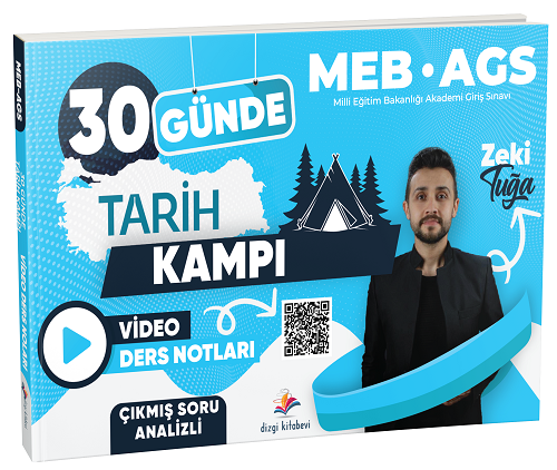 MEB-AGS 30 Günde Tarih Kampı Video Ders Notları - Zeki Tuğa Dizgi Kitap Yayınları
