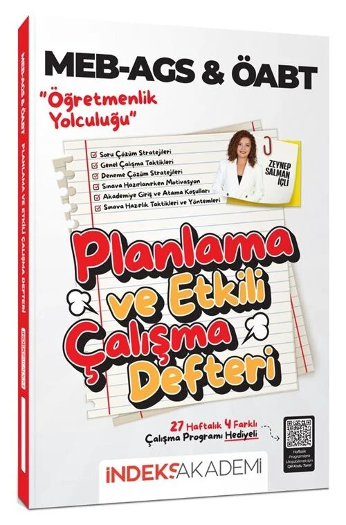 MEB-AGS ÖABT Planlama ve Etkili Çalışma Defteri - Zeynep Salman İçli İndeks Akademi Yayıncılık