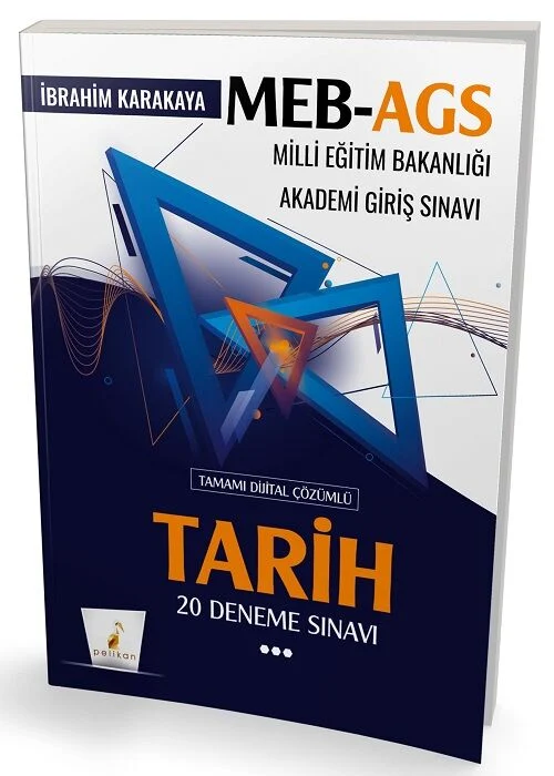 MEB-AGS Tarih 20 Deneme Çözümlü  Pelikan Yayıncılık