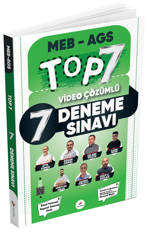 MEB-AGS Tüm Dersler Top 7 Deneme Çözümlü Dizgi Kitap Yayınları