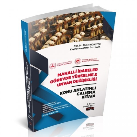 Mahalli İdareler GYS ve Unvan Değişikliği Konu Anlatımı 2023 Savaş Yayınları
