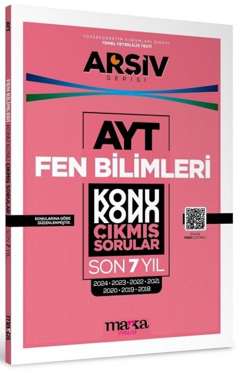 Marka YKS AYT Fen Bilimleri Çıkmış Sorular Konu Konu Son 7 Yıl Tıpkı Basım Arşiv Serisi Çözümlü Marka Yayınları Marka YKS AYT Fen Bilimleri Çıkmış Sorular Konu Konu Son 7 Yıl Tıpkı Basım Arşiv Serisi Çözümlü Marka Yayınları