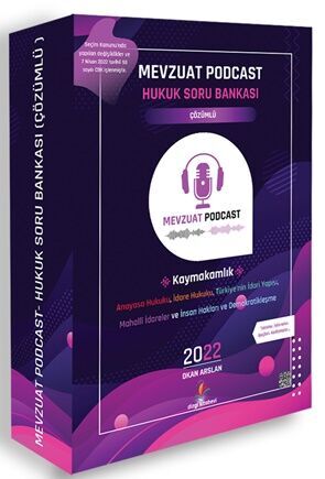 Mevzuat Podcast Hukuk Soru Bankası Seti Dizgi Kitap Yayınları