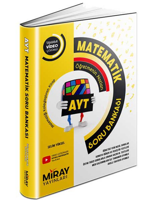 Miray AYT Matematik Tamamı Çözümlü Soru Bankası Miray Yayınları