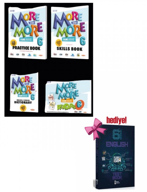 More And More 6. Sınıf Engilish Practice Book + İngilizce Soru Hediyeli
