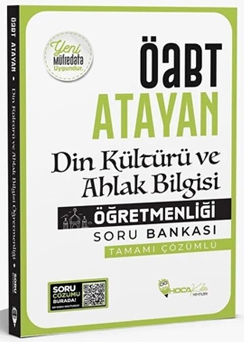 ÖABT Din Kültürü ve Ahlak Bilgisi Öğretmenliği Soru Bankası Hoca Kafası Yayınları