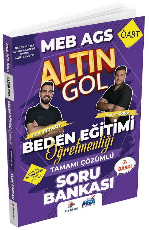 ÖABT MEB-AGS Beden Eğitimi Öğretmenliği Altın Gol Soru Bankası Çözümlü - Emir Beyazıt, İbrahim Ögür Dizgi Kitap Yayınları