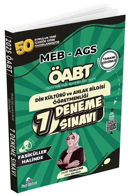 ÖABT MEB-AGS DKAB Din Kültürü ve Ahlak Bilgisi Öğretmenliği 7 Deneme Fasikül Çözümlü - Esra Işık Kulp Dizgi Kitap