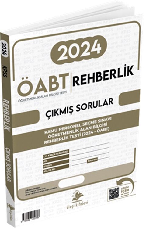 ÖABT Rehberlik Öğretmenliği Sınavı Tek Fasikül Orijinal Çıkmış Sorular Dizgi Kitap Yayınları