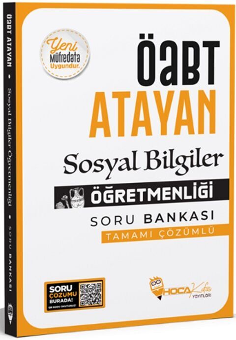 ÖABT Sosyal Bilgiler Öğretmenliği Atayan Soru Bankası Hoca Kafası Yayınları