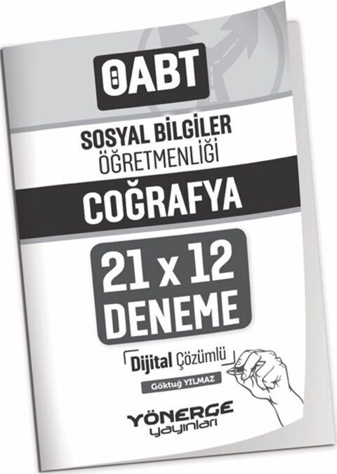 ÖABT Sosyal Bilgiler Öğretmenliği Coğrafya 21x12 Deneme Çözümlü Yönerge Yayınları