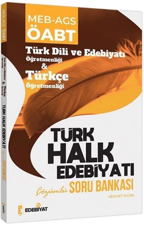 ÖABT Türk Halk Edebiyatı Soru Bankası Edebiyat TV Yayınları