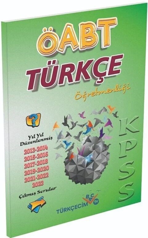 ÖABT Türkçe Öğretmenliği Çıkmış Sorular Türkçecim TV Yayınları