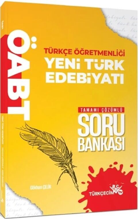 ÖABT Türkçe Yeni Türk Edebiyatı Soru Bankası Çözümlü Türkçecim TV Yayınları