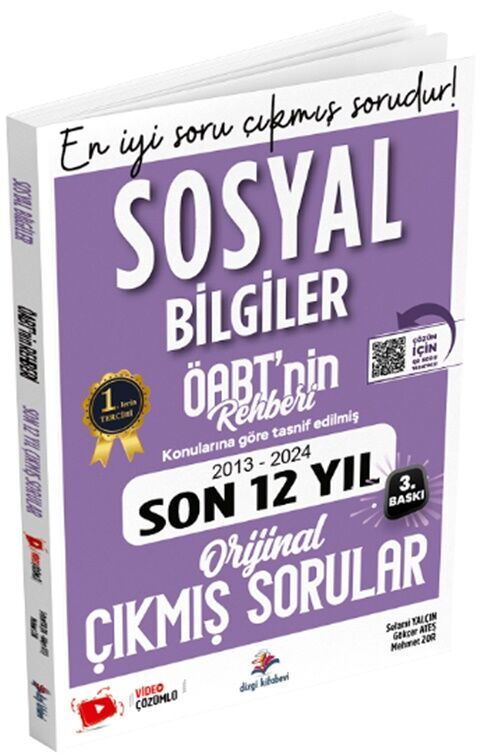 ÖABT nin Rehberi Sosyal Bilgiler Öğretmenliği Son 12 Yıl Çıkmış Sorular Dizgi Kitap Yayınları