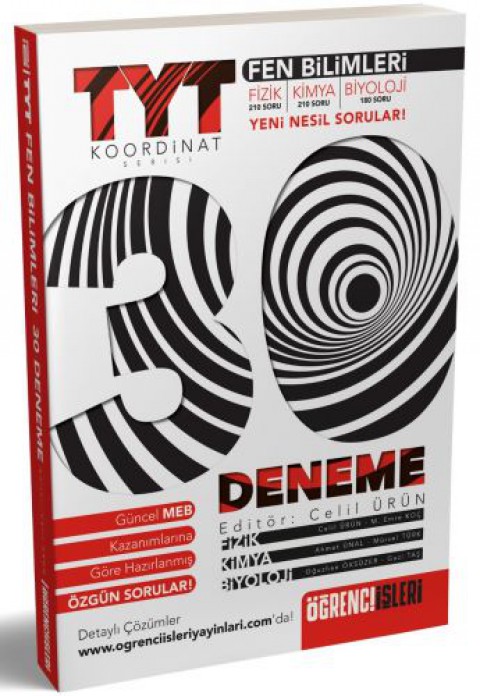 Koordinat Serisi TYT Fen Bilimleri 30 Deneme