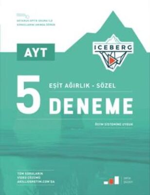 Okyanus AYT Iceberg 5 Deneme Eşit Ağırlık - Sözel Okyanus Yayınları
