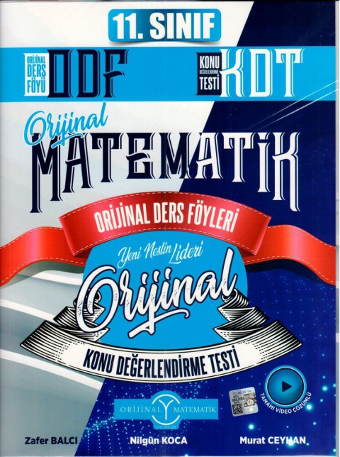 11. Sınıf Matematik ODF KDT Seti Orijinal Yayınları