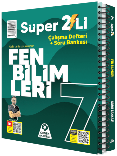 Örnek Akademi 7. Sınıf Süper İkili Fen Bilimleri Seti Örnek Akademi Yayınları