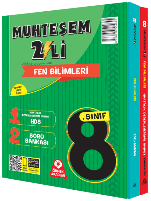 Örnek Akademi 8. Sınıf Muhteşem Fen Bilimleri Seti Örnek Akademi Yayınları