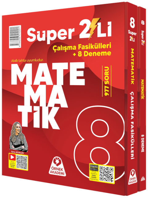 Örnek Akademi 8. Sınıf Süper İkili Matematik Seti Örnek Akademi Yayınları Örnek Akademi 8. Sınıf Süper İkili Matematik Seti Örnek Akademi Yayınları