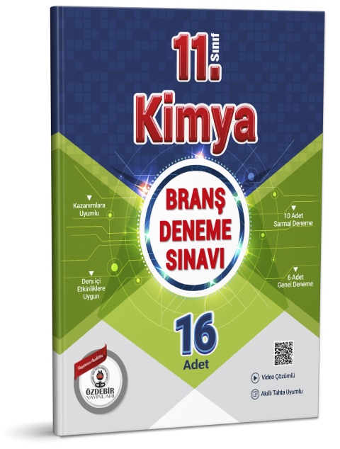 Özdebir 11.Sınıf Kimya Branş Deneme Özdebir Yayınları