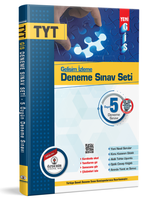 Özdebir TYT Gelişim İzleme 5 li Deneme Sınavı Seti Özdebir Yayınları