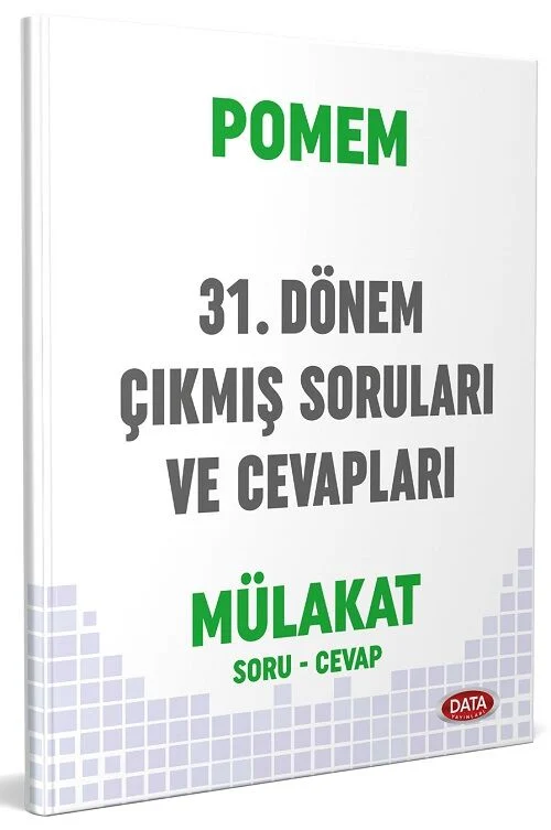 POMEM 31. Dönem Mülakat Çıkmış Sorular ve Cevapları Data Yayınları