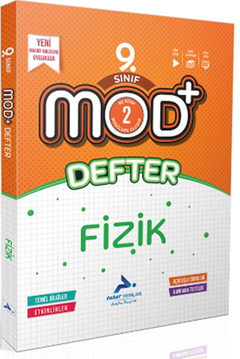 Paraf 9. Sınıf Fizik MOD Defter Paraf Yayınları