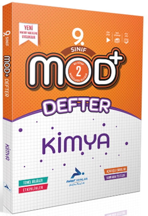 Paraf 9. Sınıf Kimya MOD Defter Paraf Yayınları