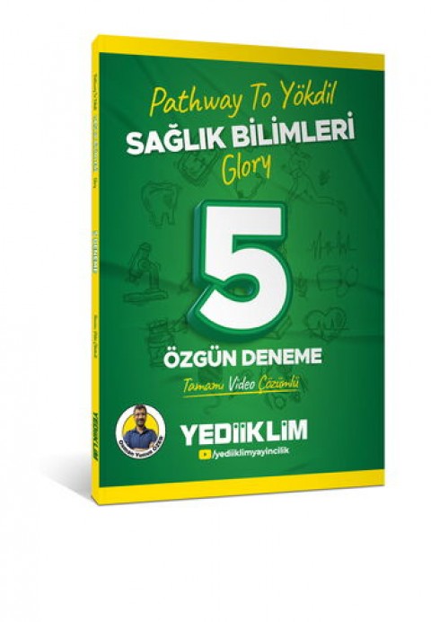 Pathway To YÖKDİL Sağlık Bilimleri Glory Tamamı Video Çözümlü 5 Özgün Deneme Yediiklim Yayınları