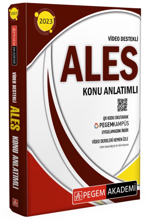 2023 Ales Konu Anlatımlı Pegem Akademi Yayıncılık