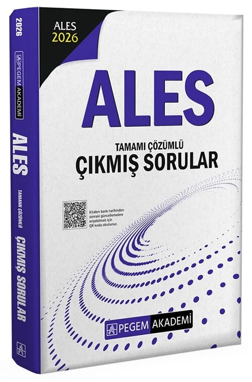 Pegem 2026 ALES Çıkmış Sorular Çözümlü Pegem Akademi Yayınları