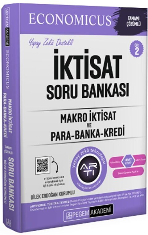 Pegem KPSS A Grubu Economicus Makro İktisat ve Para Banka Kredi Cilt 2 Soru Bankası Pegem Akademi Yayıncılık