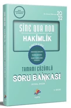 SİNE QUA NON Hakimlik Kamu Hukuku Soru Bankası Dizgi Kitap Yayınları
