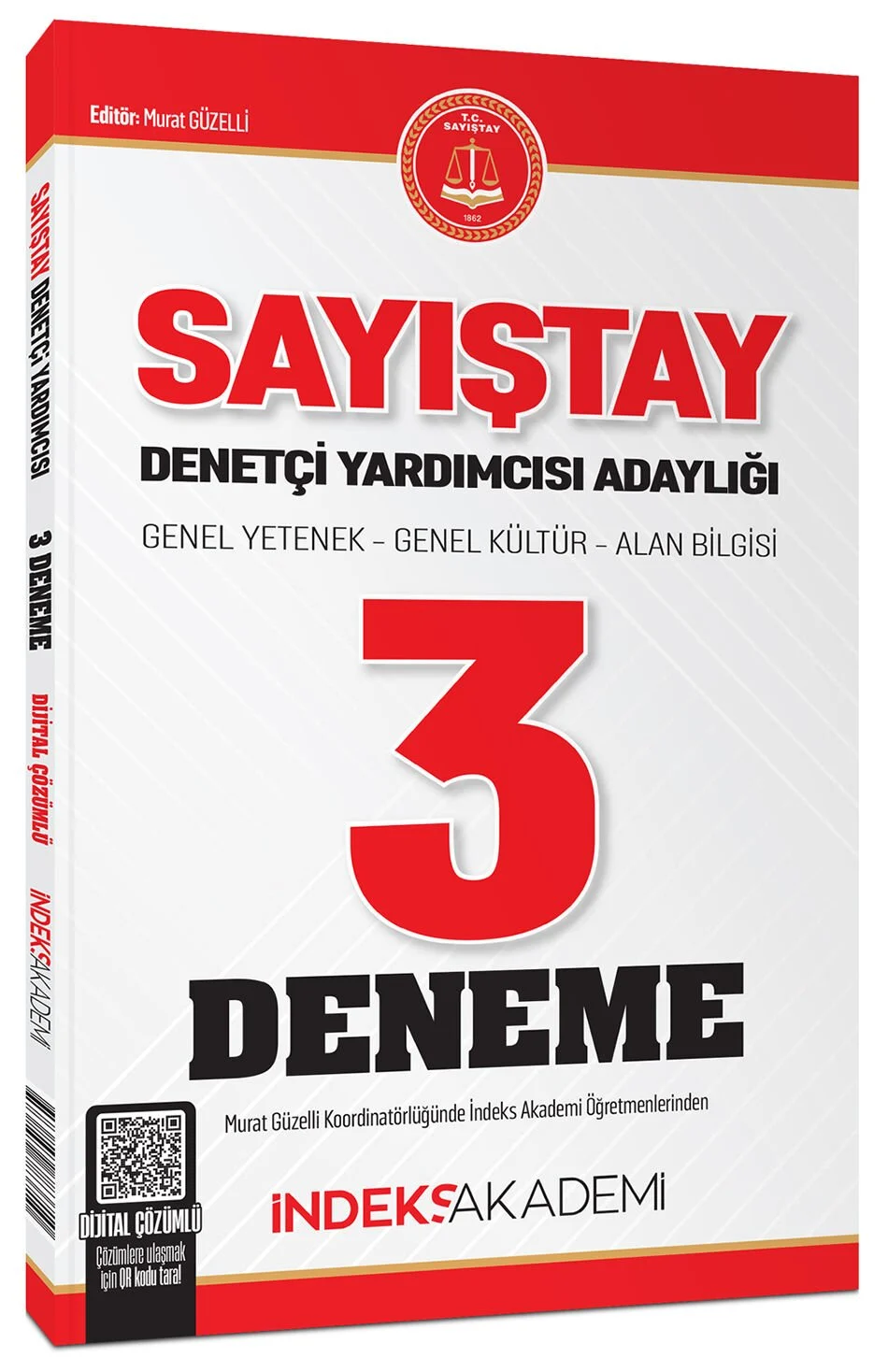 Sayıştay Denetçi Yardımcısı Adaylığı 3 Deneme Çözümlü İndeks Akademi Yayıncılık