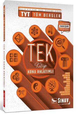 Sınav TYT Tüm Dersler Konu Anlatımlı Tek Kitap Sınav Yayınları