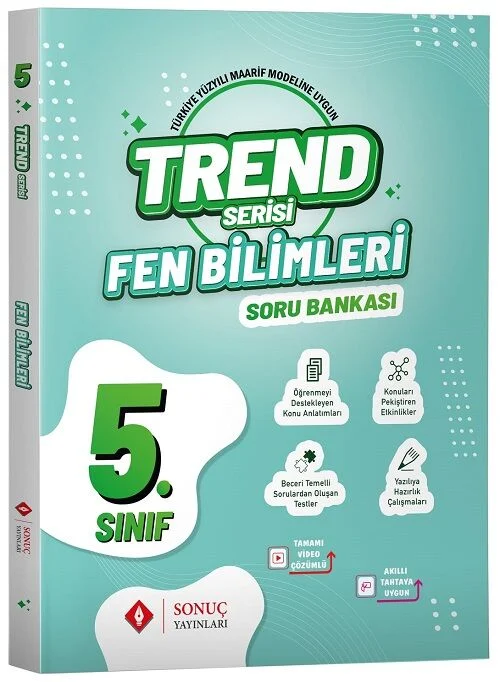 5. Sınıf Fen Bilimleri Trend Soru Bankası Sonuç Yayınları