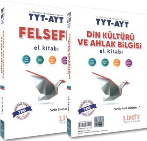 TYT AYT Din Kültürü ve Ahlak Bilgisi Felsefe El Kitabı Limit Yayınları