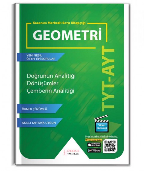 TYT AYT Doğrunun Analitiği Dönüşümler Çemberin Analitiği Derece Yayınları