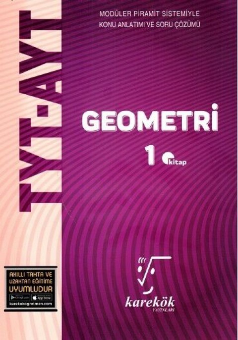 TYT-AYT Geometri 1. Kitap Karekök Yayıncılık