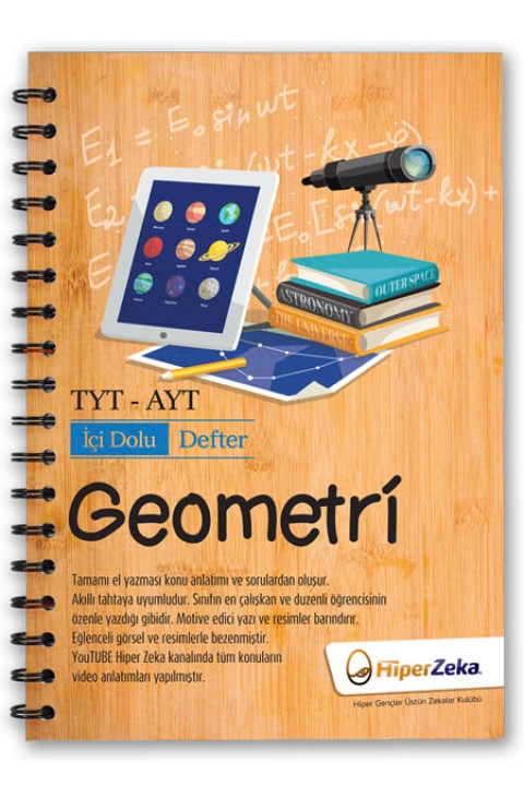 TYT AYT Geometri İçi Dolu Defter Hiper Zeka Yayınları