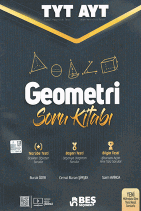TYT-AYT Geometri Soru Kitabı Beş Seçenek Yayınları