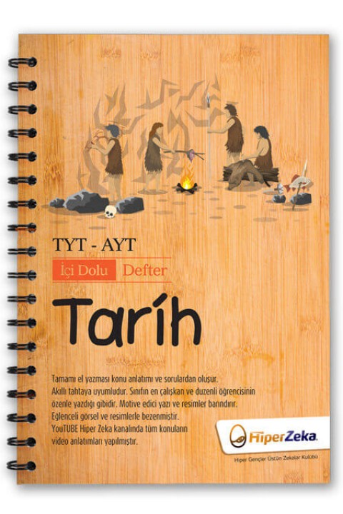 TYT AYT Tarih İçi Dolu Defter Hiper Zeka Yayınları
