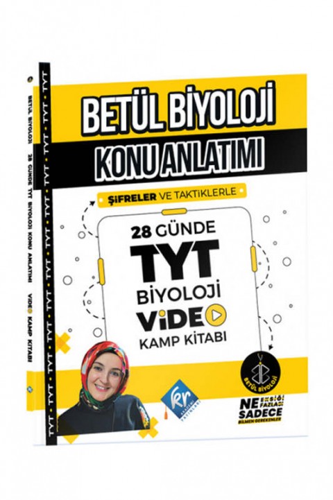 TYT Betül Biyoloji Şifreler ve Taktiklerle Konu Anlatımı 28 Günde Video Kamp KR Akademi Yayınları